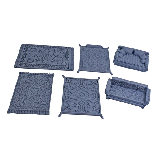 dnd terrain Couches and Rugs for dungeons and slaying dragons-Scatter Terrain-EC3D- GriffonCo Shoppe