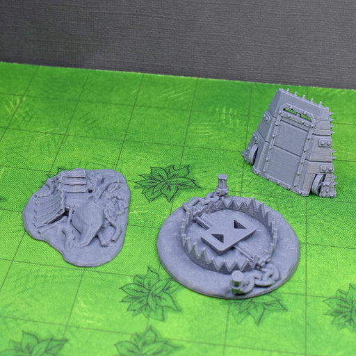 dnd terrain Dragon Traps for dungeons and slaying dragons-Scatter Terrain-EC3D- GriffonCo Shoppe