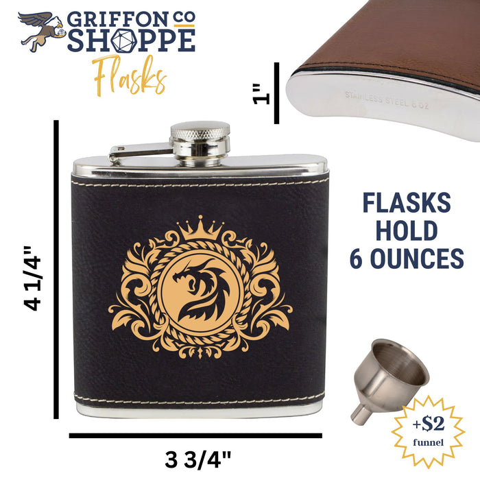 Dragon Emblem Flask
