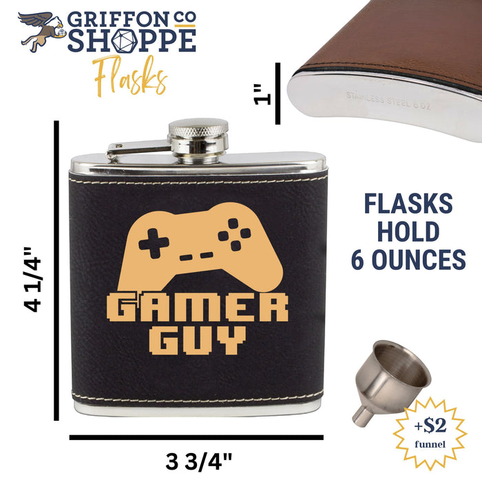 Gamer Guy Flask