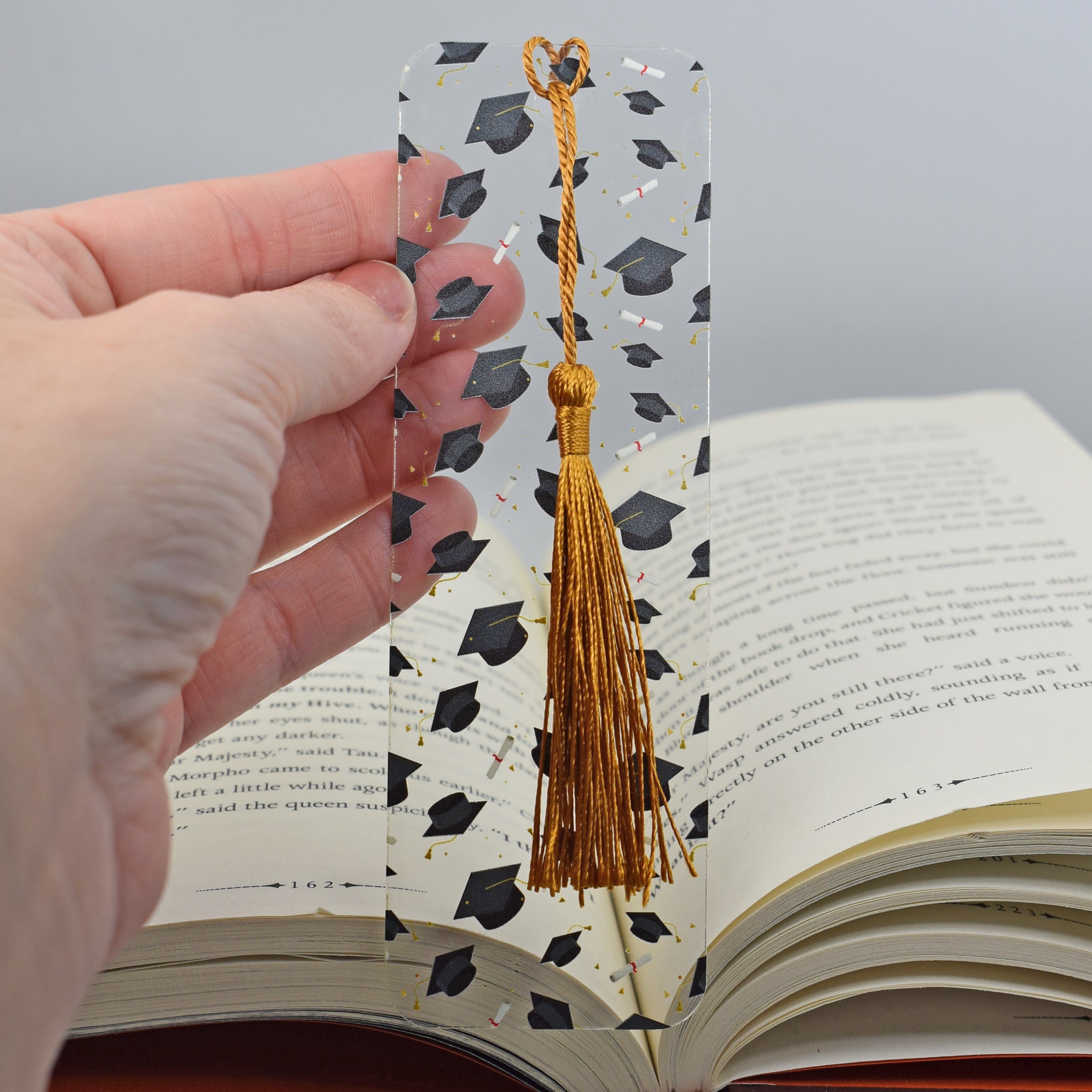 School Graduation Caps Bookmark for Grad Party Favors or Student Gift ...