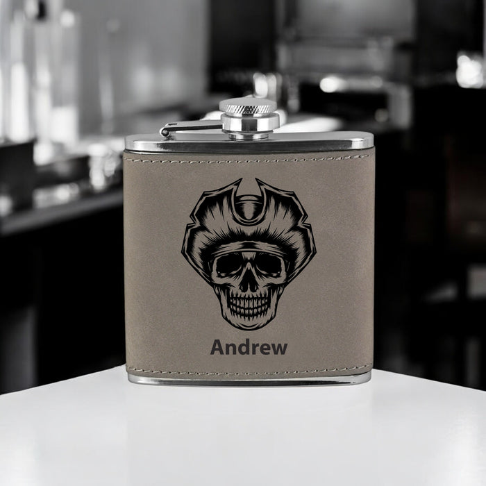 Pirate Skull Flask