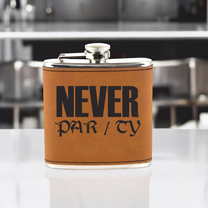 Never Split the Party Flask