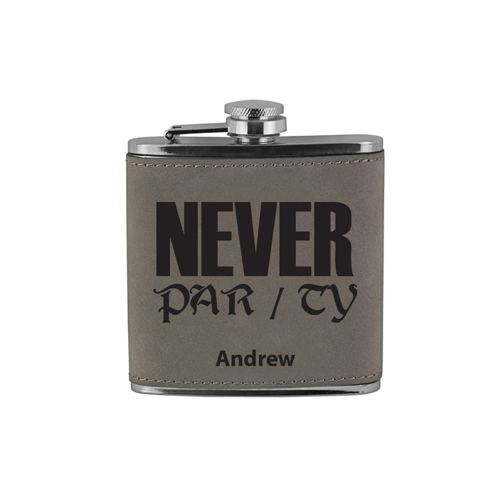 Never Split the Party Flask