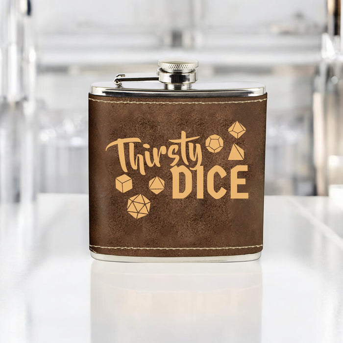 Thirsty Dice Flask
