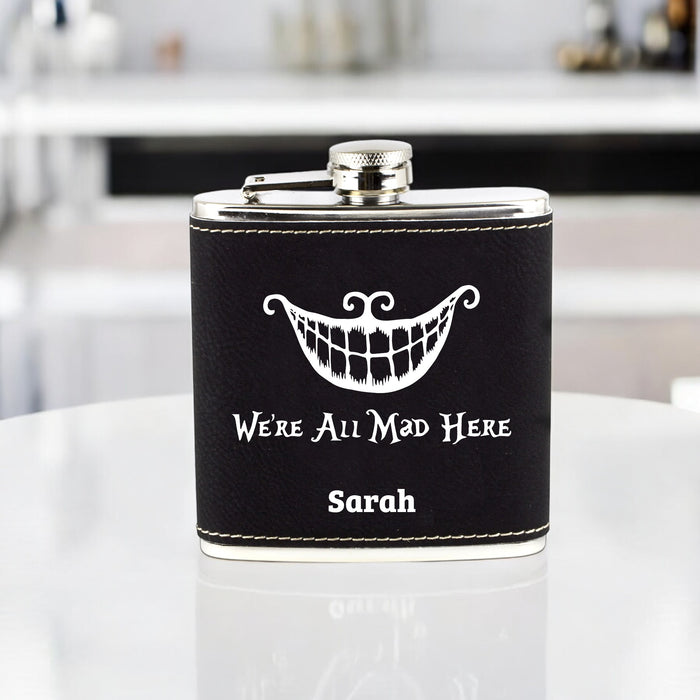 We're All Mad Here Flask