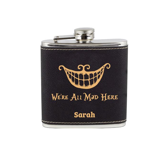 We're All Mad Here Flask