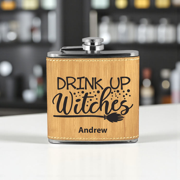 Drink up Witches Flask