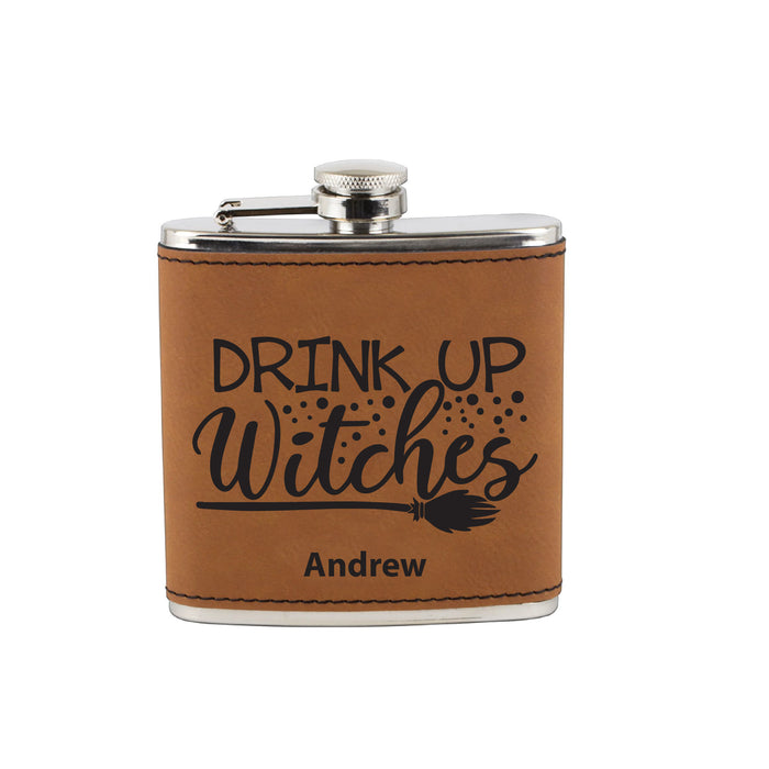Drink up Witches Flask