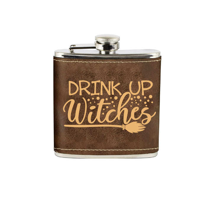 Drink up Witches Flask