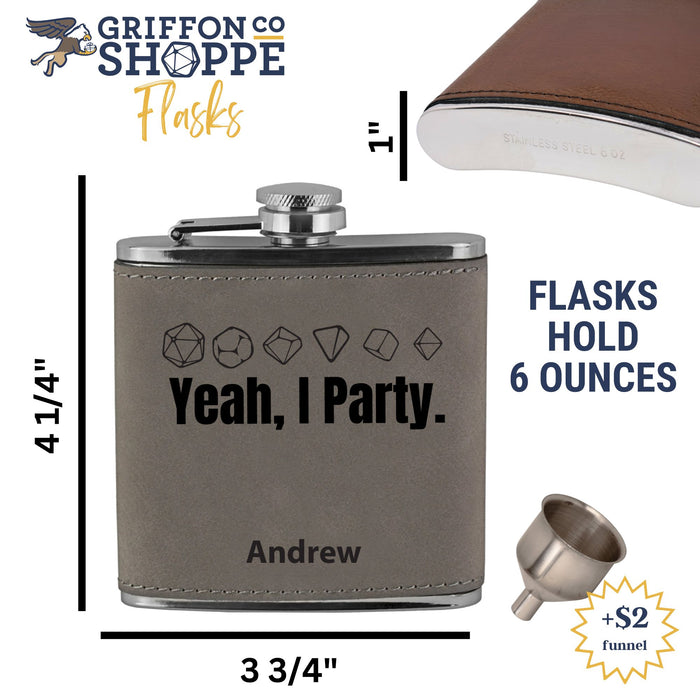 Yeah I Party Flask
